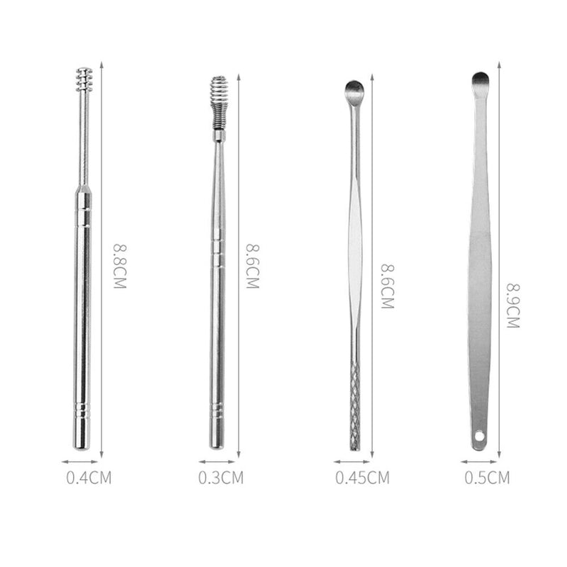 Multifunctional Anti-Itch Earwax Remover Ear Clean Tool Kit Gift for Adults