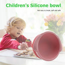 Silicone Baby Training Bowl Tableware for Kids with Suction Bowl (Pink) Newly