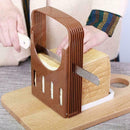 Bread Slicer Cutter Molds Toast Loaf Sandwich Cutting R4U2 Guide Maker I0D5