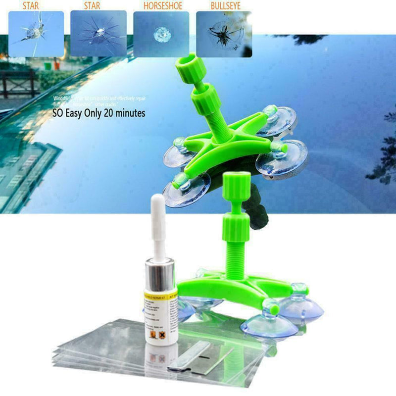 DIY Windscreen Repair Kit Car Wind Screen Crack Chip Windshield Window Glas H0S9