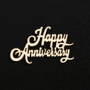 Decoration Hanging Ornaments Happy Anniversary Wood DIY Crafts Wooden Slice