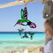 Metal Hummingbird Hanging Pendant Yard Garden Window Balcony Ornament Decoration