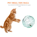 Kitten Scratch Rattle Ball Interactive Pet Hollowed Bell Cat Teaser Toys
