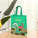 Birthday Decoration Bags with Handles Dinosaur Party Favor Gift Bags Non-Woven