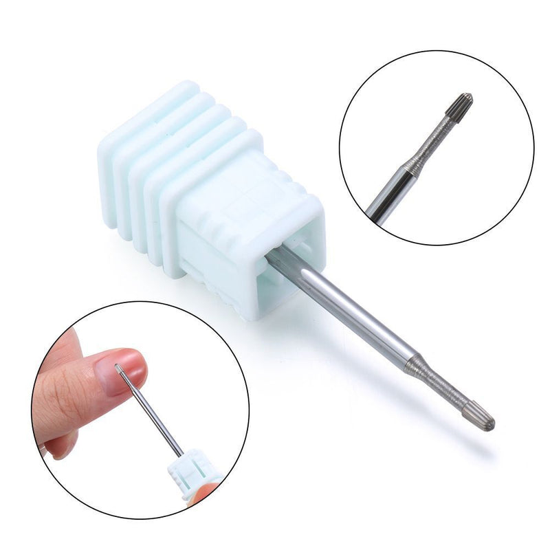 Drill Bit Nail Polishing Tungsten Steel Nail Drill Bits Cuticle Remove Drilling