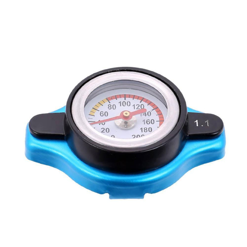 Small Head Car Radiator Cap Water Temp Meter Thermostatic Gauge (1.1Bar) Newly