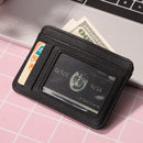 Korean Short Wallet Female PU Leather Solid Color Multi-slot Zipper Coin Purse