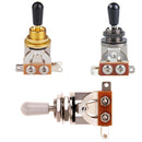 3-Way Guitar Selector Pickup Toggle Switch Parts for Les Paul Black 5pcs