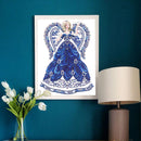 Art Wing Dress Beauty 5D Diamond Painting DIY Special Shaped Kit (UP069) Newly