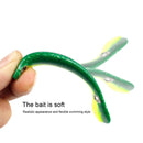 10pcs 10cm 6g Bionic Loach Fishing Artificial Crankbait Soft Baits (Mixed)