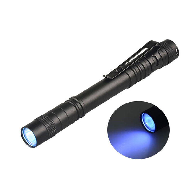 365nm LED UV Penlight Portable Ultra Violet Flashlight Torch for Money Dete