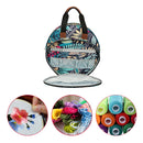Embroidery Kit Storage Bag Handbag Cross Stitch Yarn Holder Handbag (Blue) Newly