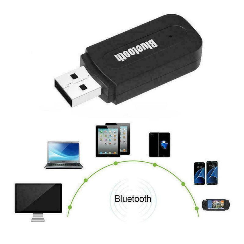 USB Bluetooth-compatible Adapter Audio Transmitter Jack Kit L1E5 Car O6D2