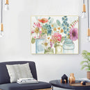 Multi-color Flower Oil Paint By Numbers Kit DIY Acrylic Painting on Canvas Cr