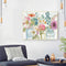 Multi-color Flower Oil Paint By Numbers Kit DIY Acrylic Painting on Canvas Cr