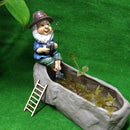 Creative Fishing Figures Waterproof Ingenious Design for Home Room Table Decor