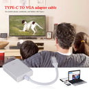 USB 3.1 Type C Male to VGA Female Adapter Converter for Laptop PC Phone Tablet