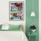 License Plate Oil Paint By Numbers Wall Art Posters Picture Craft Decorations