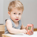 Handheld Arcade Console with Keychain Mini Video Gaming Player Puzzle Kids Toys