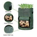 Plant Grow Bags with Flap, Potato Planting Pouch for Balcony, Indoor, Outdoor