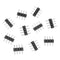 10pcs Male Connector Pin Needle for LED Strip(4Pin RGB3528/5050)(Black) Newly