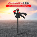 4 inch Woodworking Bar F Clamp Clip Grip Release DIY Carpentry Tool (2pcs) Newly
