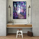 Painting By Numbers DIY Purple Grove Canvas Oil Wall Art Picture Ornaments Kit