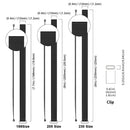3pcs Phone Soft Band Cellphone Strap Loop Wristband Hand Holder (Black) Newly
