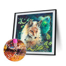 5D DIY Diamond Painting Fox Full Round Drill Mosaic Rhinestone Picture Home A
