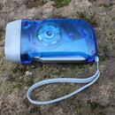 Portable 3 LED Flashlight Hand Crank Torch for Camping Light Outdoor Hiking Tool