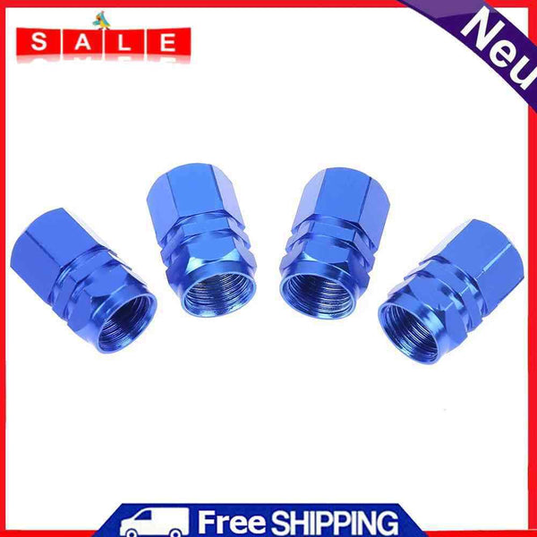 20pcs Aluminum Alloy Car Wheel Tire Valve Air Caps Stem Covers (Blue)