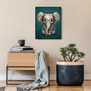 Hand Painted Craft Painting By Numbers DIY Music Elephant Digital Oil Picture