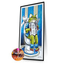 5D DIY Full Drill Diamond Painting Frog Cross Stitch Needlework Kit Home Deco