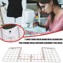 1PCS/SET T-Shirt Ruler Guide Alignment Tool Centering Tool Designs Ruler X8O0