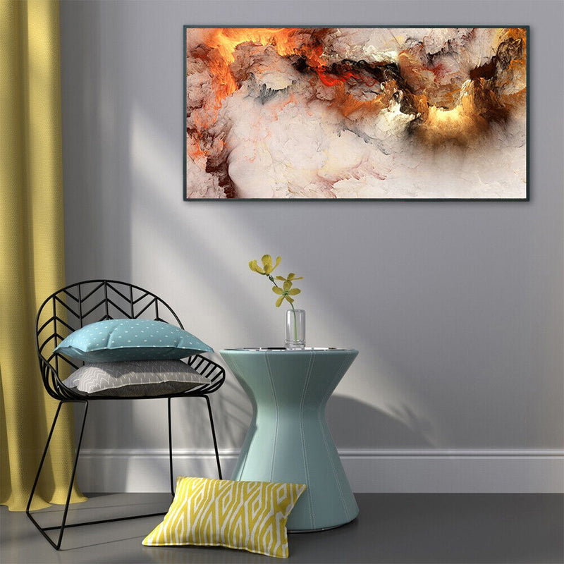 Frameless Colorful Clouds Oil Paint By Number Kit DIY Handmade Drawing On C
