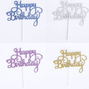 Paper Festival Home Happy Birthday Party Supplies Rose Decor Cake Topper Card