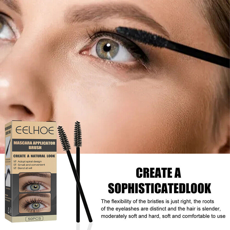 Disposable Eyelash Brushes Eyebrow Brush Mascara Wands Applicator Cosmetic