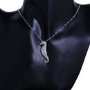 Jewelry Charms Blue Boho Trendy Pendant Necklace Seahorse Animal