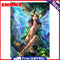 Micolot Butterfly Fairy 5D DIY Diamond Round Rhinestone Embroidery Paintings Artcraft for