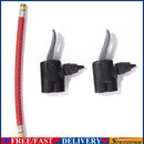 MTB Bicycle Inflate Air Hose Dual Head Schrader Presta Valve Adapter Set
