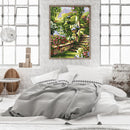 Frameless Painting By Numbers Step Up DIY Handmade Drawing On Canvas Craft Gift