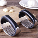Multi-function Stainless Steel Garlic Press Cutter Kitchen Ginger Slicer Grinder