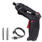 Electric Screwdriver Rechargeable Power Drill Screw Installation (Black) Newly