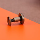 20pcs Copper Leather Craft Belt Wallet Solid Brass Nail Rivets Screws(8)