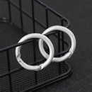 Spring O-Ring Buckles Bag Belt Buckle Carabiner Purses Handbags Snap Clasp Clip