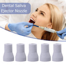 10pcs Dental Weak Suction Tips Replacement Parts Dental Weak Suction Valve Grey