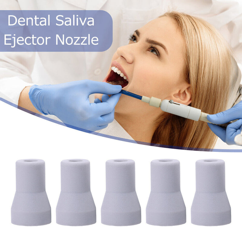 10pcs Dental Weak Suction Tips Replacement Parts Dental Weak Suction Valve Grey