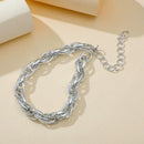 Punk Choker Metal Thick Chain Unisex Hip Hop Necklace Necklace Statement Jewelry