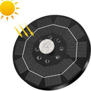 1xSolar Fountain Powered Bird Bath Floating Water Pump Garden Pools Pond D2G6