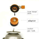 Outdoor Camping Hiking Stove Burner Adapter Split Type Connector Oven N4T3